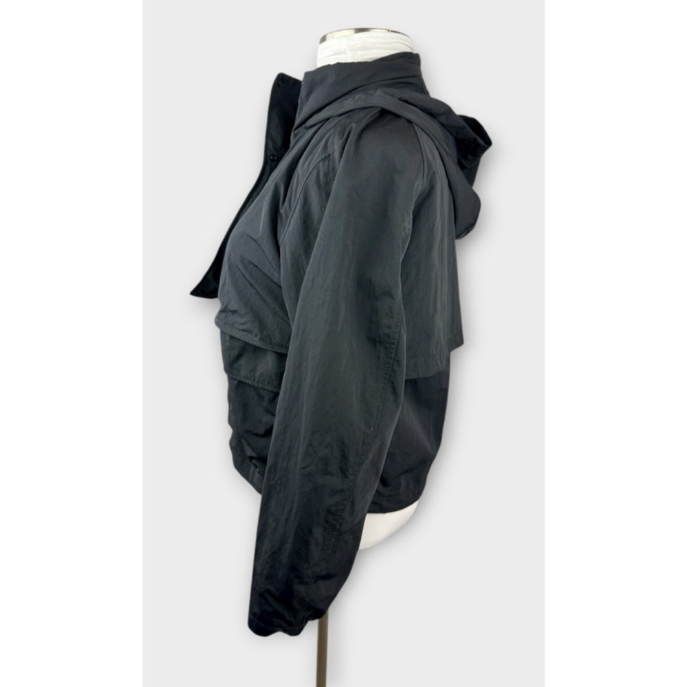 Lululemon Always Effortless Jacket Full Zip Hooded Water Repellent Black Size 10 - Picture 9 of 16